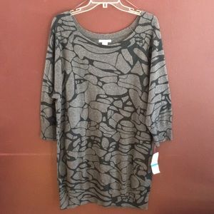 Bar lll Knit Tunic or Dress xlarge New with tags.